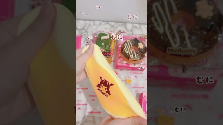 【最高】とろんとろんスクイーズをむにむにする実写ASMR🍩♡ #shorts #スクイーズ #asmr   #mellojoy