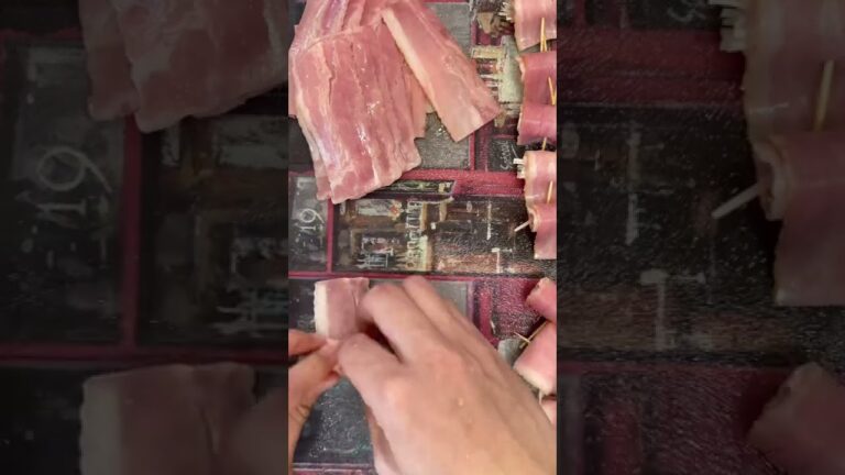 えのきのベーコン巻き #shorts #bacon #中年 #中年料理tv #料理 #節約