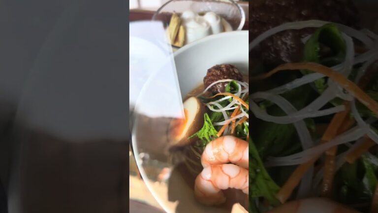 【TDS】ヴォルケイニア•レストランで冷やし担担麺とよだれ鶏を食べました！