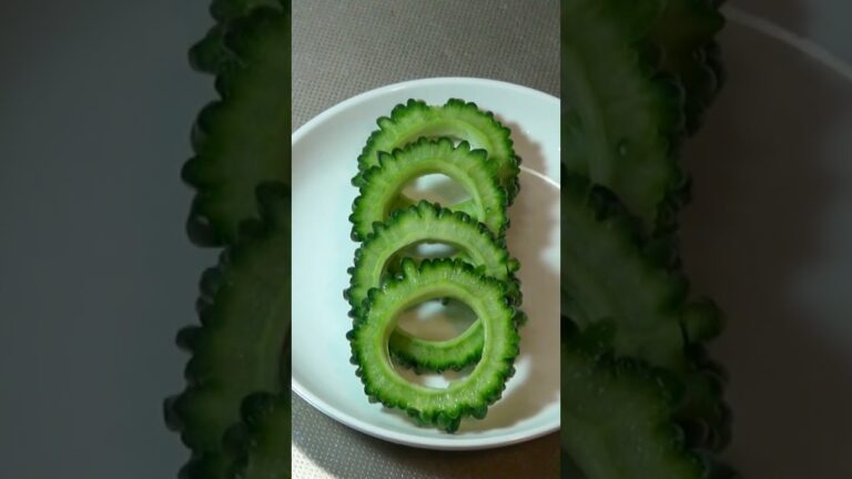 ゴーヤの天ぷら　おやじのランチ　#shorts