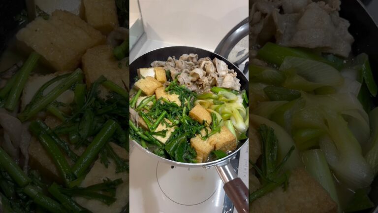 すき焼き風つけうどん#アケメシ #すき焼き #うどん