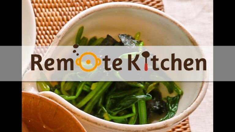 【重ね煮レシピ】青菜の磯辺和え レシピ動画 レシピ動画