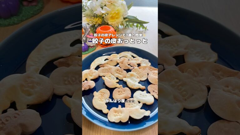 餃子の皮で、おっとっと？！