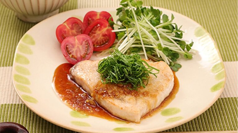 ごはんがすすむ♪めかじきの香味ソース焼き