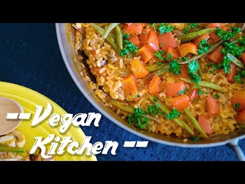 サフランを使わずにトマトで作る簡単野菜のパエリア！！：How to make Paella | Vegan Kitchen with ayano hayasaki