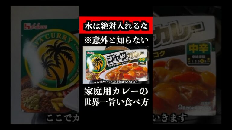 この作り方だけ覚えろ【プロのカレー】もう普通には戻れない