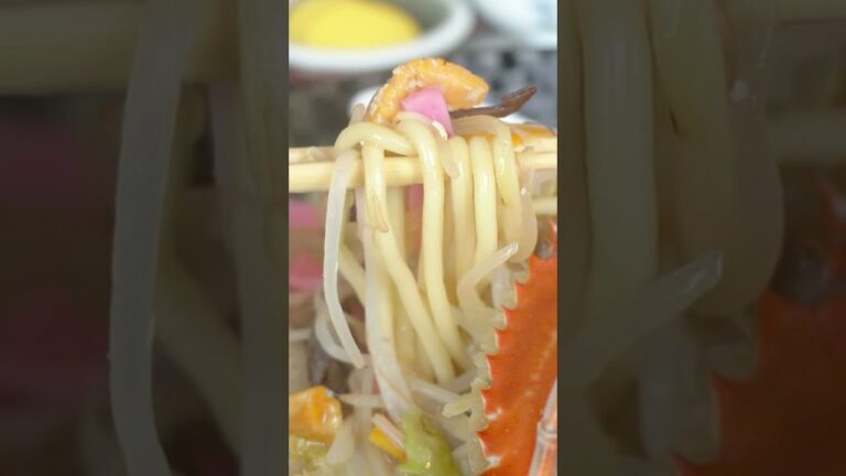 【佐賀】特製かにちゃんぽん＆釜飯膳♪＠お食事処 海望 #shorts