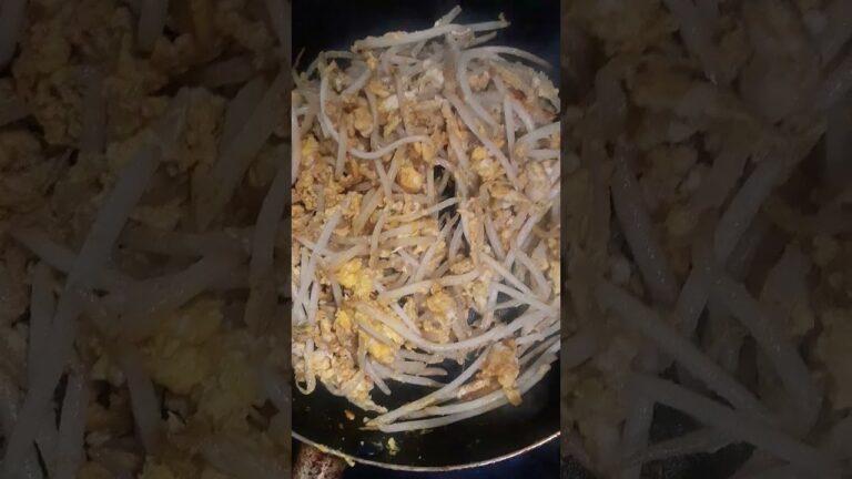 もやしの卵炒め