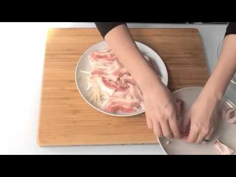 memi's 豚肉もやしの簡単レンジ蒸し