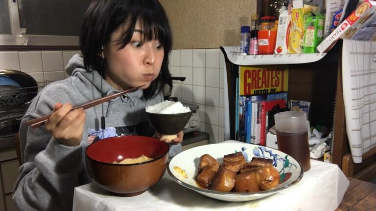 【圧力鍋】とろとろ豚の角煮を簡単レシピで作ってみた！【岡奈なな子】