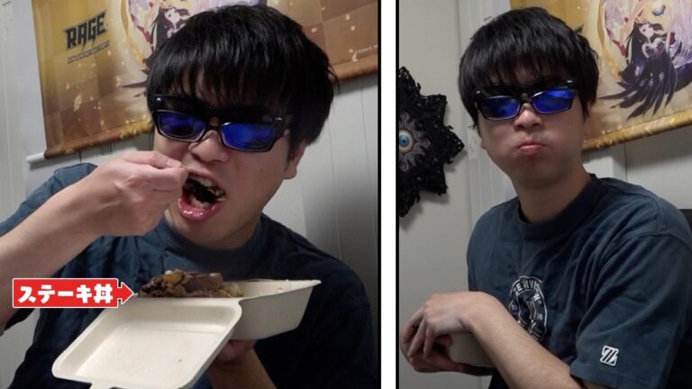 おにや、過酷なダイエット初日を乗り越える(ステーキ丼)【o-228 おにや/雑談/株】