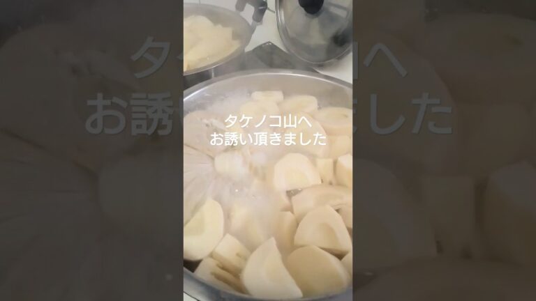 【タケノコのアク抜き煮30分】#子育て #簡単 #暮らし #japanesefood #節約 #春