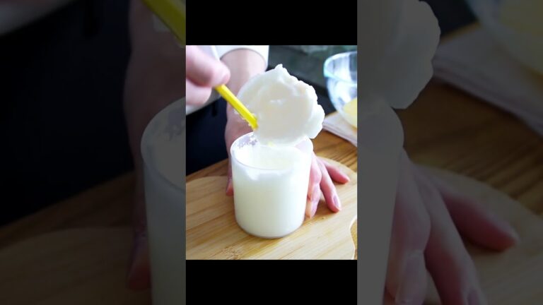 材料4つ！ヨーグルトスフレケーキ作り方✨