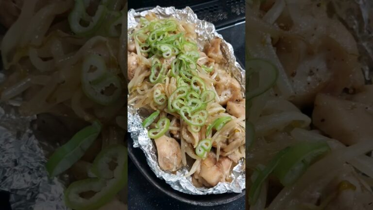 鶏肉ともやしのポン酢炒め #一品料理  #簡単  #つまみ  #cooking