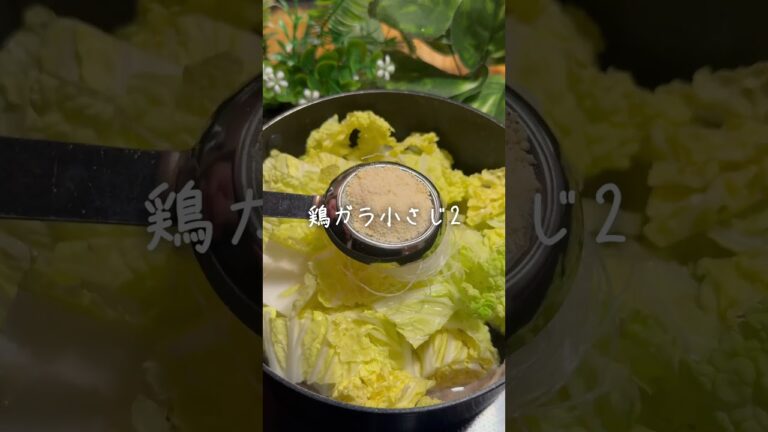 白菜と豚肉の無限極うま春雨 #簡単レシピ #やせる #痩せるレシピ