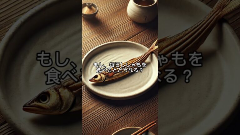 もし、毎日ししゃもを食べるとどうなる？#shorts #シシャモ