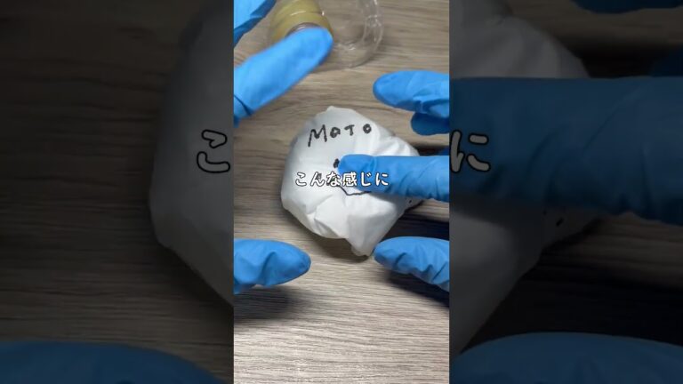 思ったよりもいい手作りスクイーズでASMR