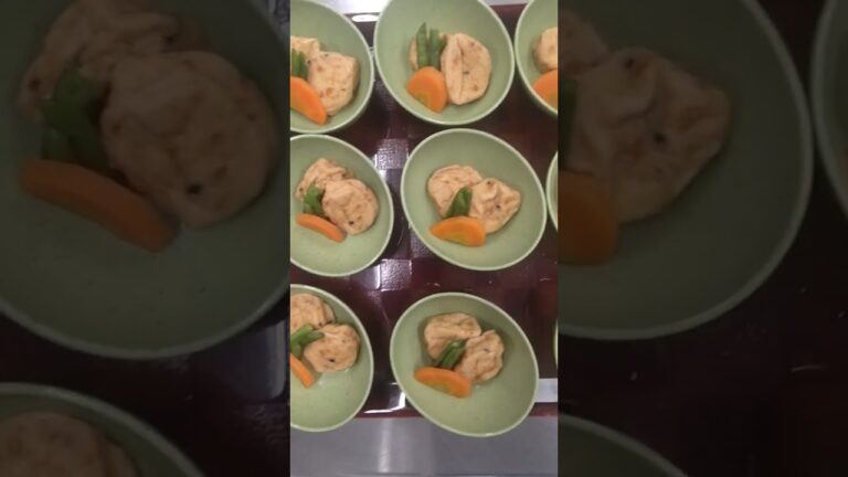 介護施設食事。一口がんも煮物