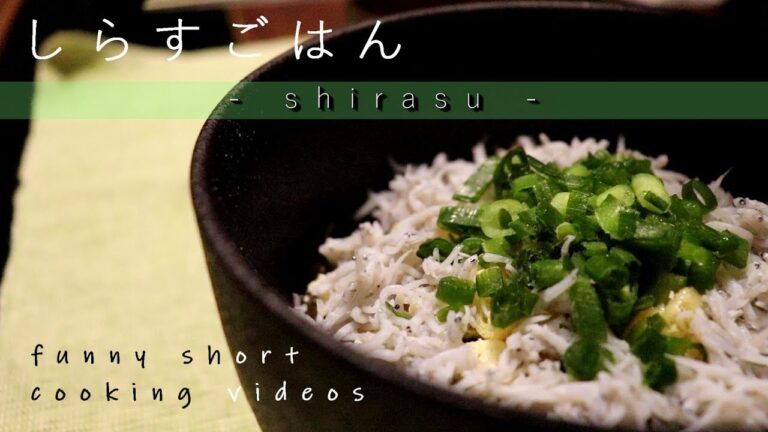 一人暮らし男子の私生活のぞき見【しらす丼】