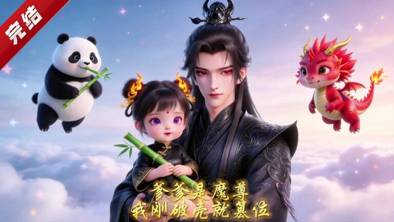 【FULL】《爹爹是魔尊，我剛破殼就篡位》魔尊渡劫失敗誕下黑金魔蛋，三百年後孵出三歲女娃，開口就要搶奪魔尊之位。她左手奶瓶右手滅世魔焰，記憶混亂卻實力爆錶！ #AI #漫劇 #動漫 #無盡動漫社