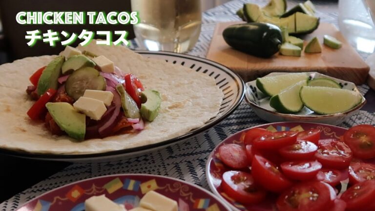 tasty tacos recipe | チキンタコスレシピ | how to make tacos - hanami