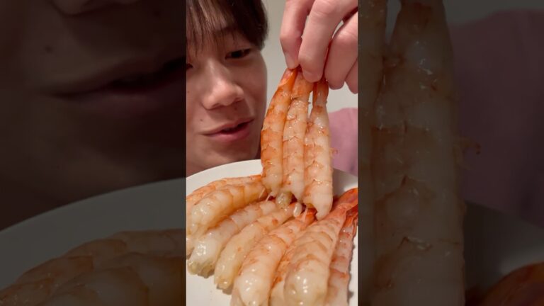 コストコエビの刺身盛りが美味すぎて優勝した動画