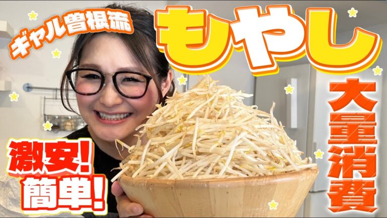 【簡単】コスパ最強！もやし大量消費レシピ第４弾！