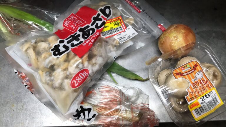 むきあさりをマミーマート足利店でゲットしたの忘れてた！中年貧乏底辺1人暮らし男の半額夕飯雑談ライブ