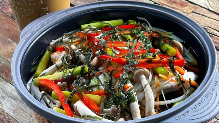 レンジグリルで簡単‼️【メカジキの大葉香る野菜蒸し】 #レンジグリルレシピ #メカジキ #簡単レシピ  #shorts