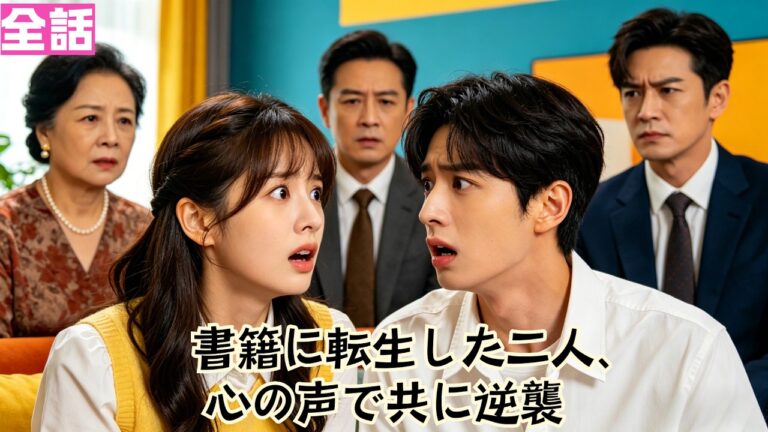 【日本語吹き替え】書籍に転生した二人、心の声で共に逆襲#短編ドラマ#minidrama #短編ドラマ#日本語吹き替え #中国ドラマ