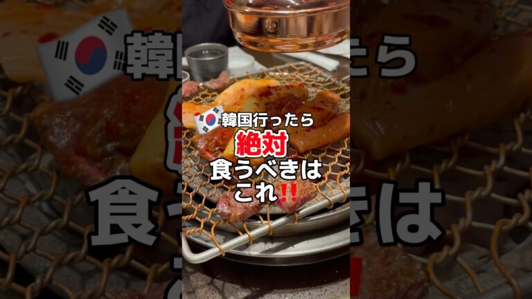韓国行ったら絶対食べるべきはこれ‼️焼肉好きとホルモン焼きは一度は行ってみてね🤤💓 #韓国 #韓国旅行情報 #韓国旅行 #韓国旅行情報最新 #韓国最新 #韓国最新情報 ＃渡韓 #渡韓情報