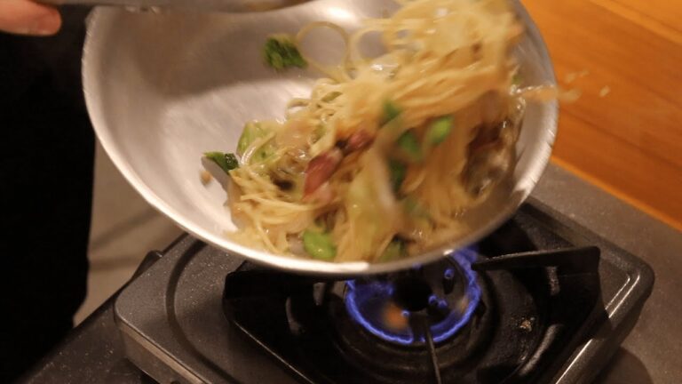 【春の味覚】ホタルイカと春野菜のスパゲッティ【料理vlog#56】