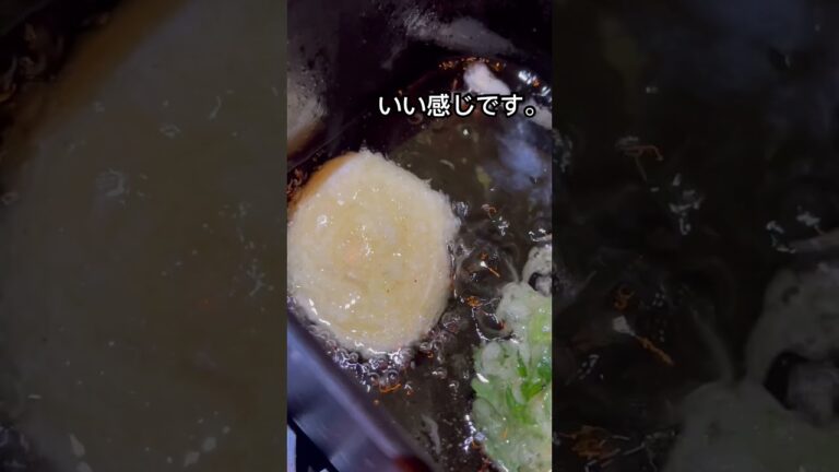 #S63 春の天ぷら祭り　たけのこ編　#キャンプ飯 #天ぷら #おつまみ