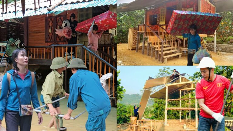 Full video: 120 Days of Survival in Vietnam. The journey to complete a flood-resistant house.