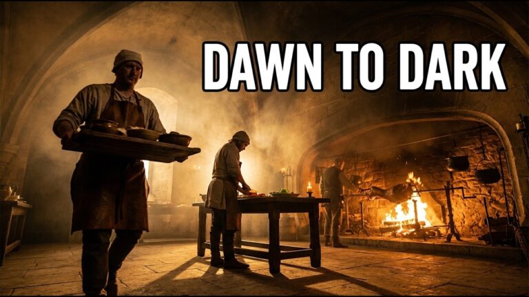 Medieval Castle Kitchen: 24 Hours of Fire, Bread & Survival | Bedtime History