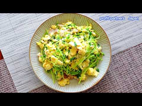 【熟年離婚した男の料理】豆苗チャンプルー