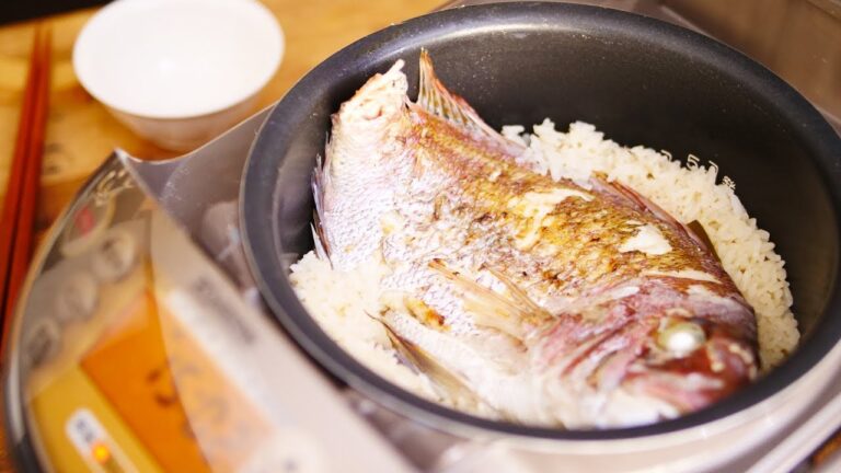 Sea Bream Rice ~ まるごと一匹！炊飯器で作る贅沢な『鯛めし』のレシピ【料理レシピはParty Kitchen🎉】