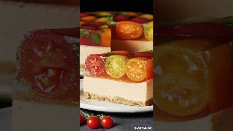 【トマトでスイーツ!?】カラフル水玉ケーキが想像以上にかわいかった🍅💕