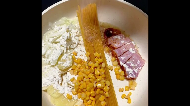 ポテト×ベーコンとかいう反則パスタ