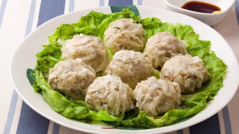 きのこたっぷり簡単シュウマイ