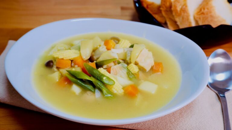 お米が入った春野菜カレースープのレシピ・作り方 | Spring Vegetable Curry Soup with Rice Recipe