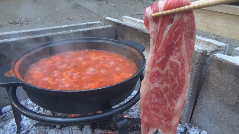 国産霜降り牛をさっぱり食べる‼トマトしゃぶしゃぶが美味すぎた‼
