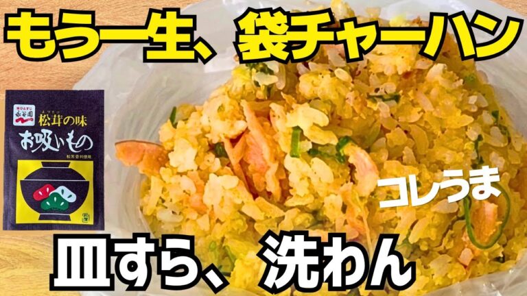 【タッパーも洗わん】もう一生、炒めない。アイラップで「揉むだけ」チャーハンがガチで革命。皿すら洗わん神レシピ