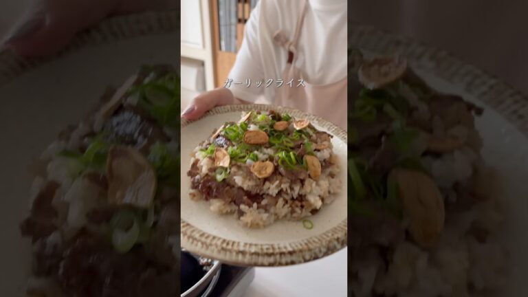 ガーリックスタミナ丼　#簡単レシピ #ワンパン #cooking #がっつりレシピ#料理