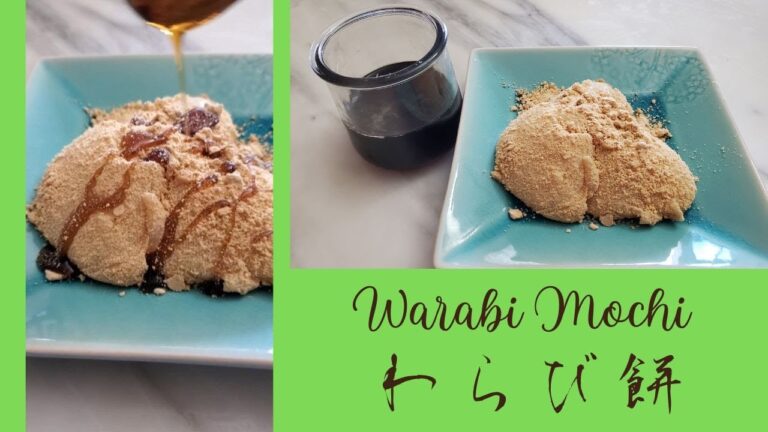 How to make Warabi Mochi easy/わらび餅の作り方