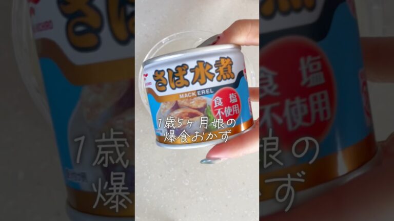 1歳娘の爆食おかず！サバ缶ハンバーグ作ってみた！#離乳食 #離乳食レシピ #るいちゃんねる