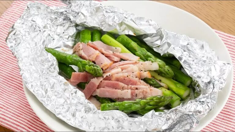 アスパラのホイル焼き