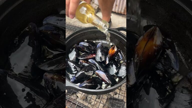 こんなんもうカクテルじゃん、ムール貝の白ワイン蒸し #shorts