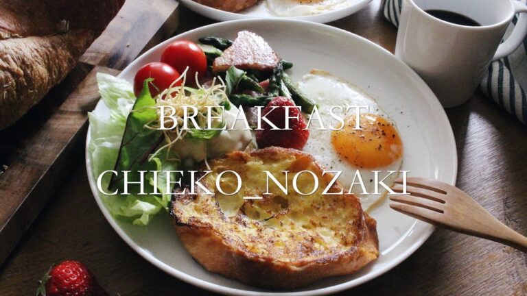 Breakfast！French toast recipe♡**