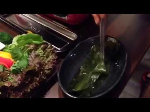 サムギョプサルと行者にんにくの食べ方　浦和の極厚サムギョプサル　韓情-ハンジョン-